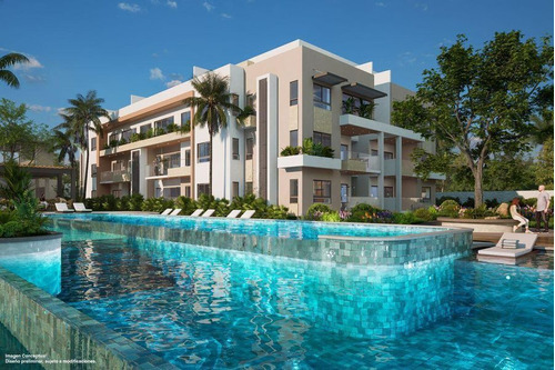 Apartamentos En Venta En Punta Cana, 1 Habitacion, Con Areas