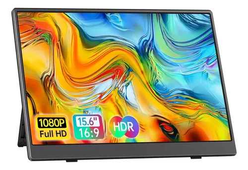 Monitor Portátil 15.6" Tela Externa HDR IPS 1080p Ultrafino
