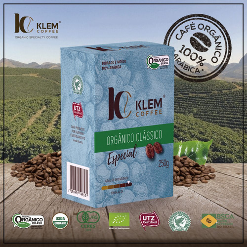 Café Orgânico Especial Classico - Klem Coffee - 250g