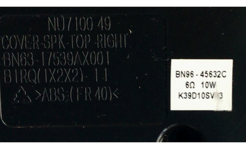 Bocinas Samsung Bn96-45632c Bn63-17539a Un65nu6900fxza Fa01 (Usado)