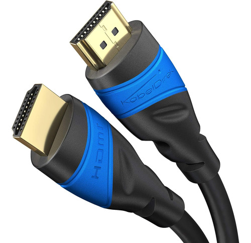 Cable Hdmi Kabeldirekt Con Blindaje A.i.s, 3 M , Azul