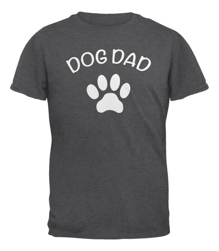 Camiseta Para Adulto Con Diseño De Perro Y Papá, Color Brezo