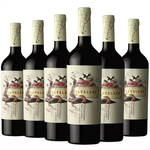 Vino Tinto Altaland Cabernet Sauvignon Salta X6 - 01almacen