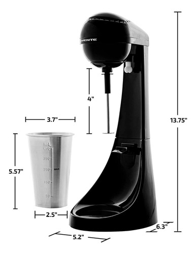 Máquina Para Batidos 2 Velocidades Con Vaso De Acero Inox