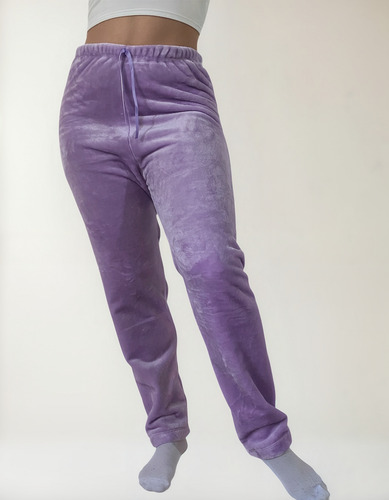 Pantalon Pijama Abrigado Polar Soft Peluche Invierno Mujer