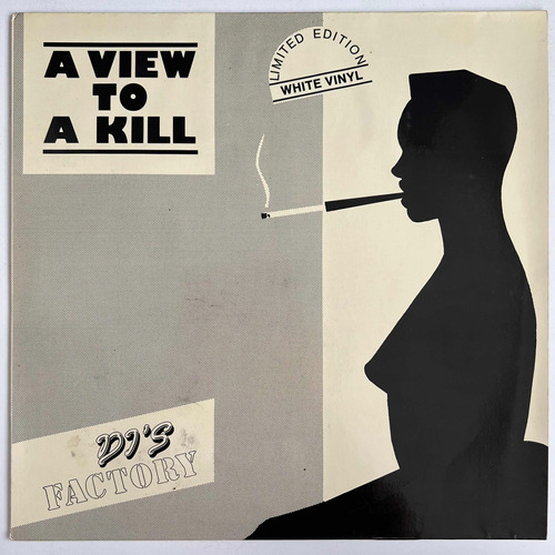 Dj's Factory - A View To A Kill 12'' Single Vinil Branco Ger