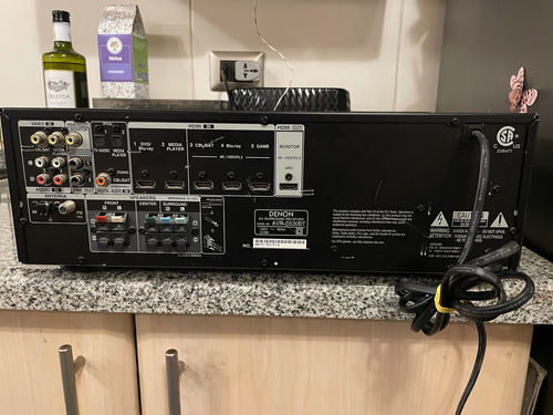 Receiver Denon Avr-s530bt Detalle Estético Mínimo. Negro (Usado)