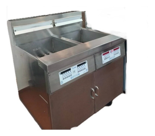 Freidora Frymaster Model 218 De 2 Tinas Para Pollo Frito Acero Inoxidable (Usado)
