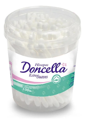 Hisopos Doncella Extra Suaves X 100 Unidades