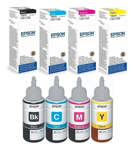 Tinta Epson Original .l110 L200 L210 L350 L355 L555.