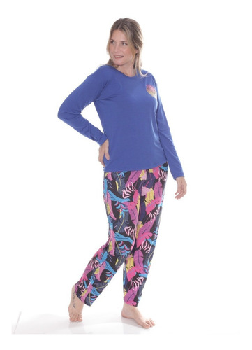 Imagen 6 de 8 de Pijama De Mujer Invierno Art 557