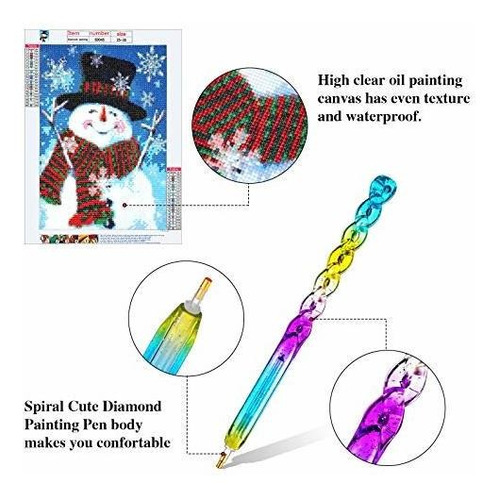 5d Diy Kit Pintura Diamantes Navidad Adultos Llenos Artesan