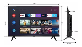 Televisor Smart Tv Android Tcl 43s60a Fhd Led Usb Hdmi