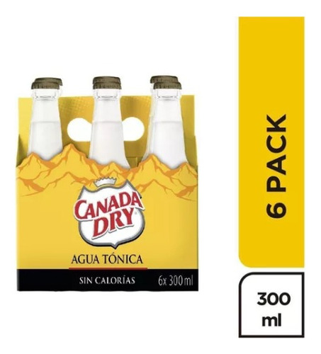 Agua Tonica Canada Dry Sixpack