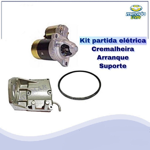 Imagem 3 de 4 de Partida Eletrica Motor Yanmar Nsb90 Nsb95 Completa Original