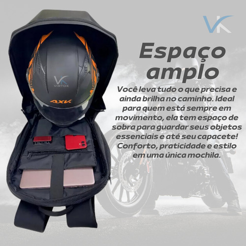 Mochila De Led Personalizada Espaçosa, À Prova D'água, Com Bluetooth Para Customizar Olhos De Led Porta Notebook E Capacete
