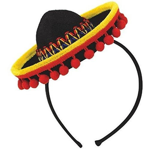 Diadema Sombrero De Tela De Amscan Cinco De Mayo | Traje De