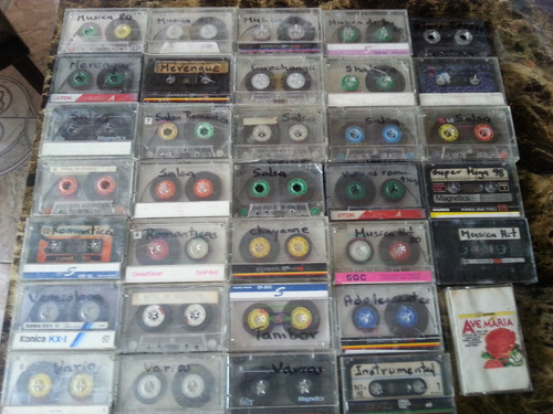 Casetes Cassettes Regrabables Precio Por 5 Unidades