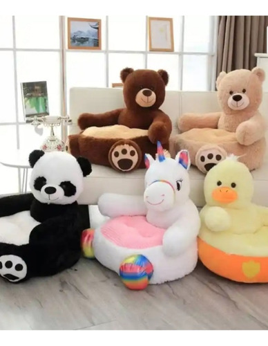 Mini Sofá Sillón Silla De Peluche Para Niños