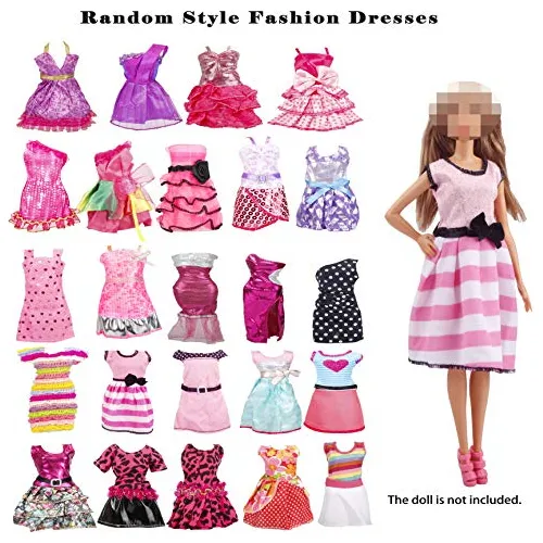 50 Piezas De Ropa Y Accesorios Para Muñecas