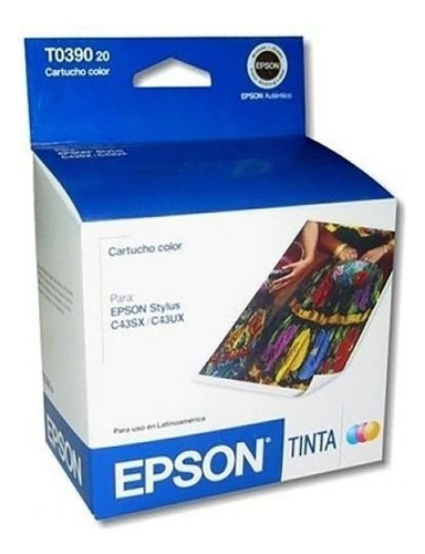 Cartucho De Tinta T037020 Original Color C42sx/c42ux