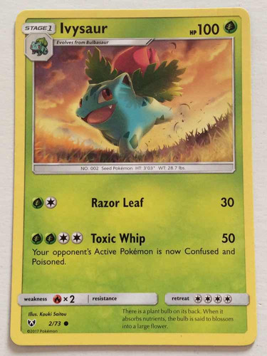 Pokémon Tcg Ivysaur 2/73