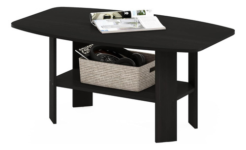 Mesa De Café De Diseño Simple Furinno, Espresso
