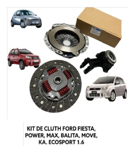 Kit De Cluth Original Ford Fiesta Balita Ka Ecosport  1.6