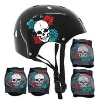 Comprar Kit De Proteção Cu002F Capacete Joelheiras Cotoveleiras Infantil
