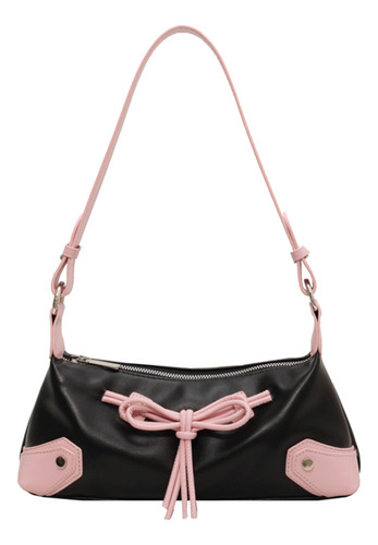 Bolso Bow Tie Chic Y2k, Bolso De Hombro Moderno En Colores C