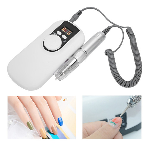 Pulidor De Uñas Profesional, Taladradora Portátil De 35000 R