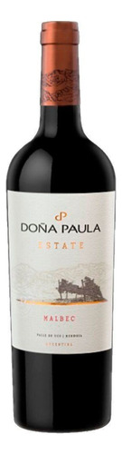 Vinho Argentino Tinto Malbec Estate Doña Paula 750ml