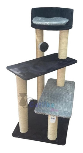 Gimnasio Rascador Para Gato + Obsequio