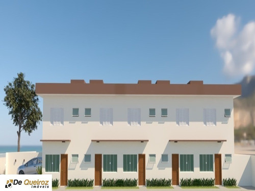Imagem 2 de 18 de Sobrado Novo Em Mongaguá , Condomínio Fechado, Nossa Senhora De Fátima, Lado Praia , Murado, Rua Calçada, 2 Dormitórios Sendo 2 Suites , Banheiro, Sa - 6286 - 69555891
