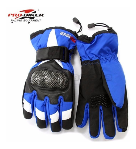 Guante Motocicleta Probiker Térmico Azul Talla Xl