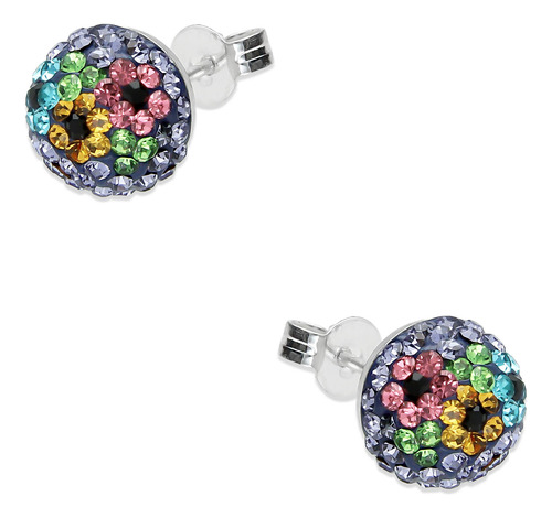 Arete Bola De Fuego C Mdo 9 Mm Plata .925 Taxco