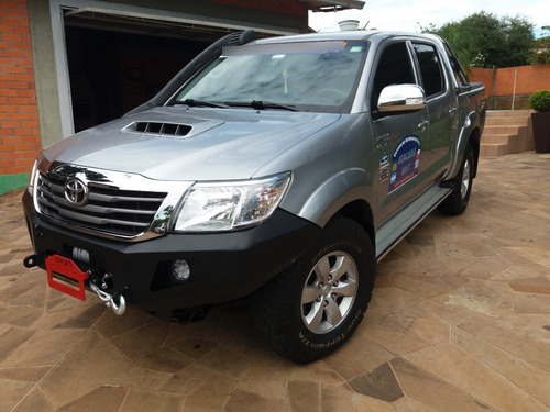 Kit Parachoques Em Aço Ferro Hilux 12/15 Cabine/s/d
