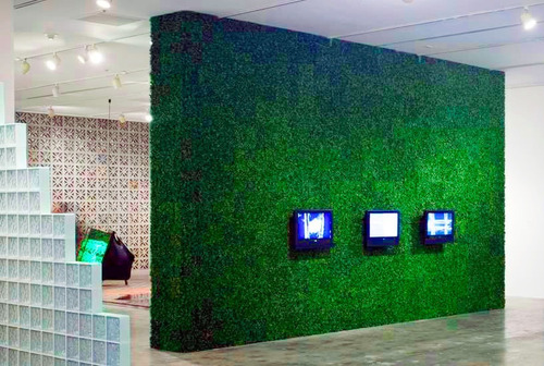 20 Pack Follaje Artificial Muro Verde Jardin Vertical Planta
