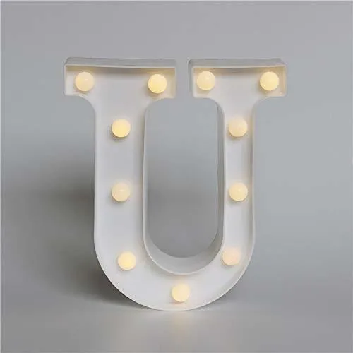 Señales - Letras Led Con Pilas I Love You Letreros Para Boda