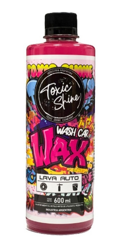 Wax Lava Auto Car Wash Con Cera De Carnauba Toxic Shine 600c