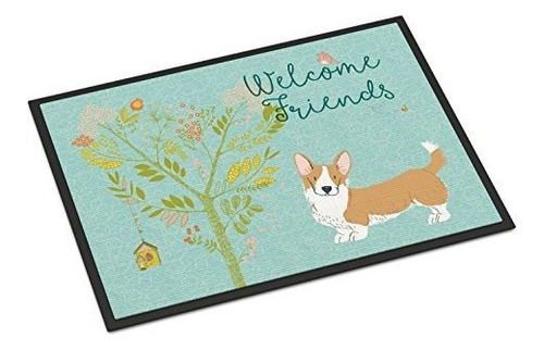 Caroline Tesoros Del Con Texto Bienvenida Amigos Corgi Gale