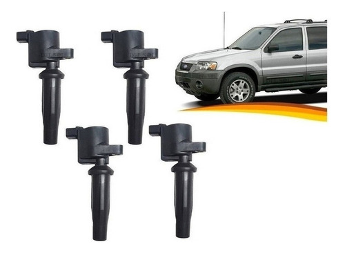 Bobina Encendido Ford Escape 3.0 2001 / 2012 4 Piezas