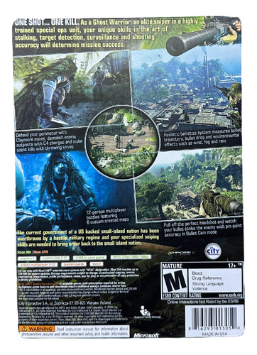 Sniper Ghost Warrior Xbox 360 (Reacondicionado)