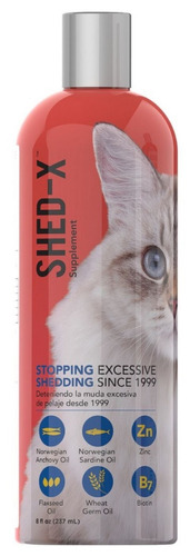 Shed X Dermaplex Gatos Suplemento Vitaminico Pelo Piel 8 Oz