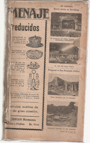 Revista Pbt Nº 267 Buenos Aires Enero 1910