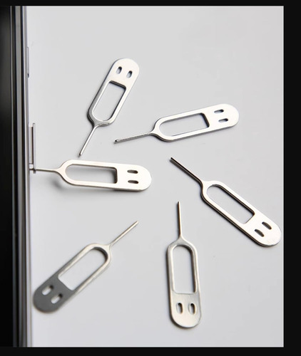 Paquete 10 Pin Llave Extracción Bandeja Sim iPhone Android
