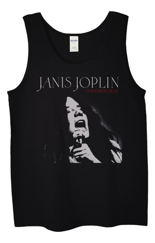 Polera Musculosa Janis Joplin Anthology Rock Abominatron