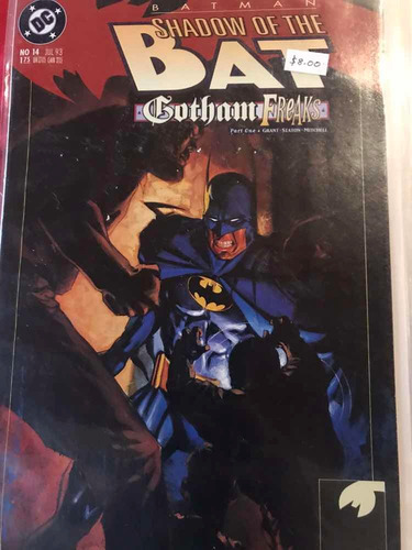 Comic Batman Shadow Of The Bat #14. Jul 1993. (Usado)
