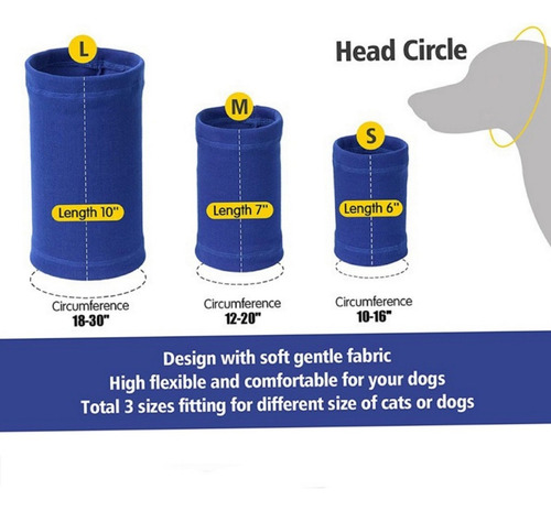 Orejeras Para Mascotas Anti-ruido Alta Elasticidad Suave Cal