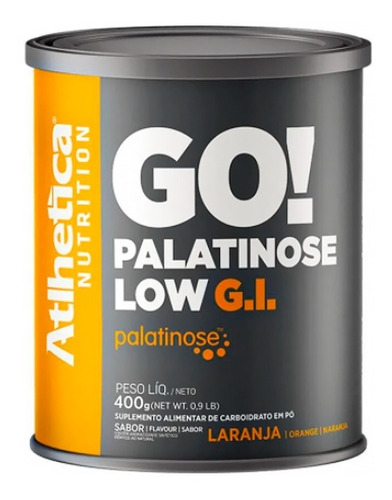 Go! Palatinose Low G.i. Lata 400g - Atlhetica Nutrition